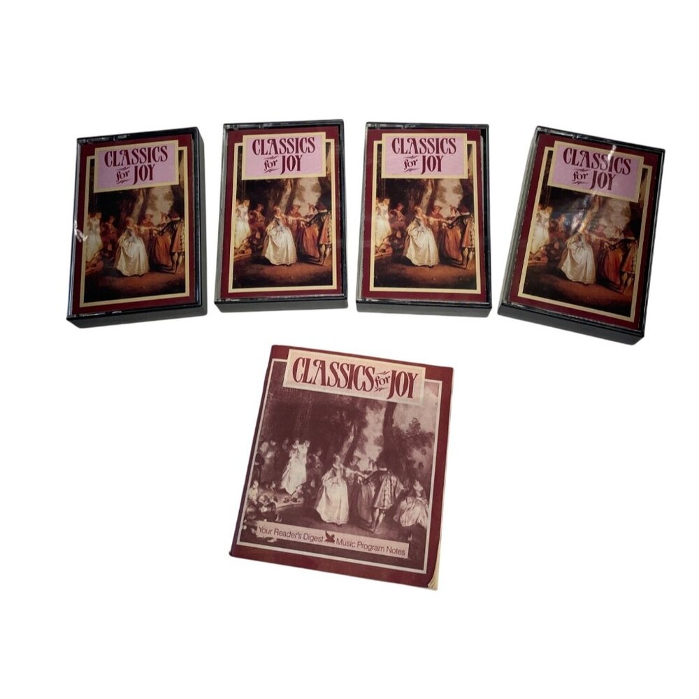 Classics For Joy Cassette Tape Collection 1989 Readers‎ Digest 4 Tapes
